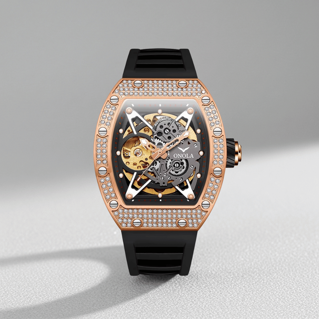 Valentino Crystal Rose Gold Obsidian