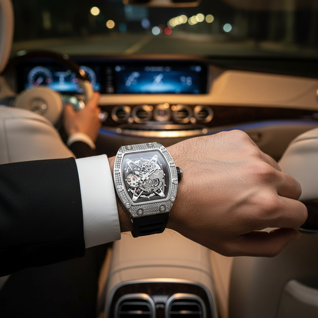 Valentino Crystal Silver Shadowline