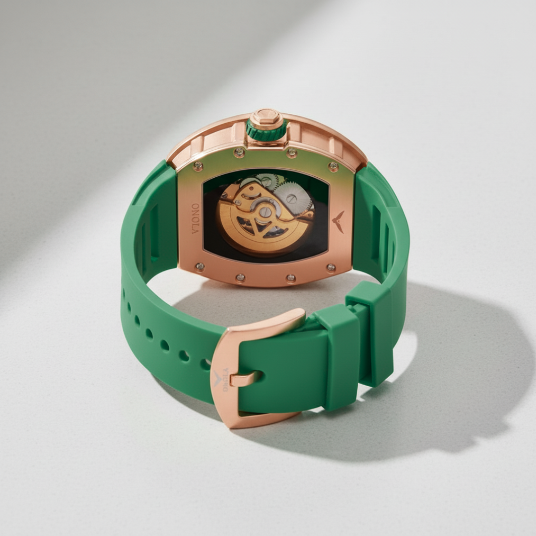 Valentino Crystal Rose Gold Emerald