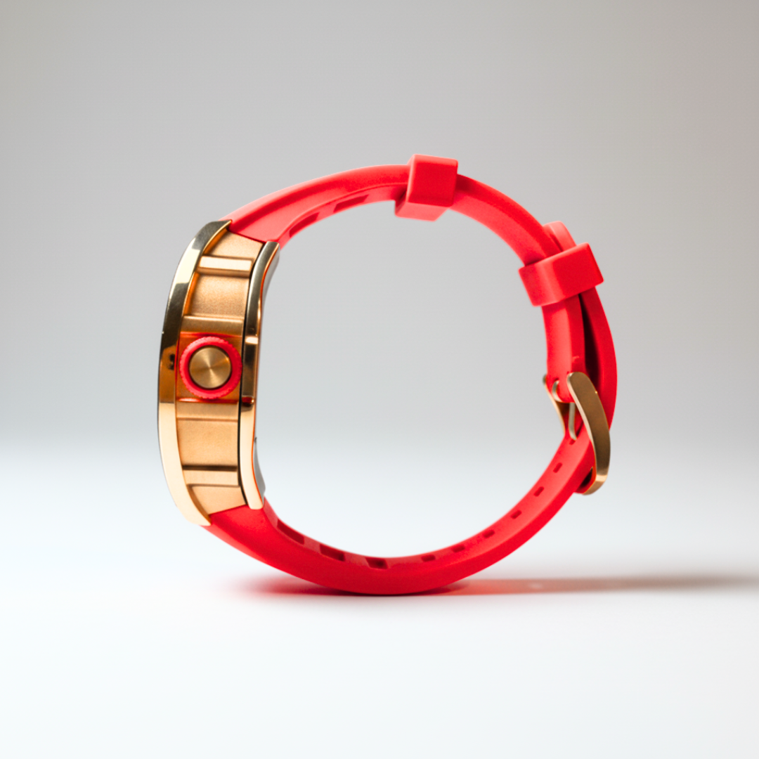 Valentino Crystal Rose Gold Scarlet