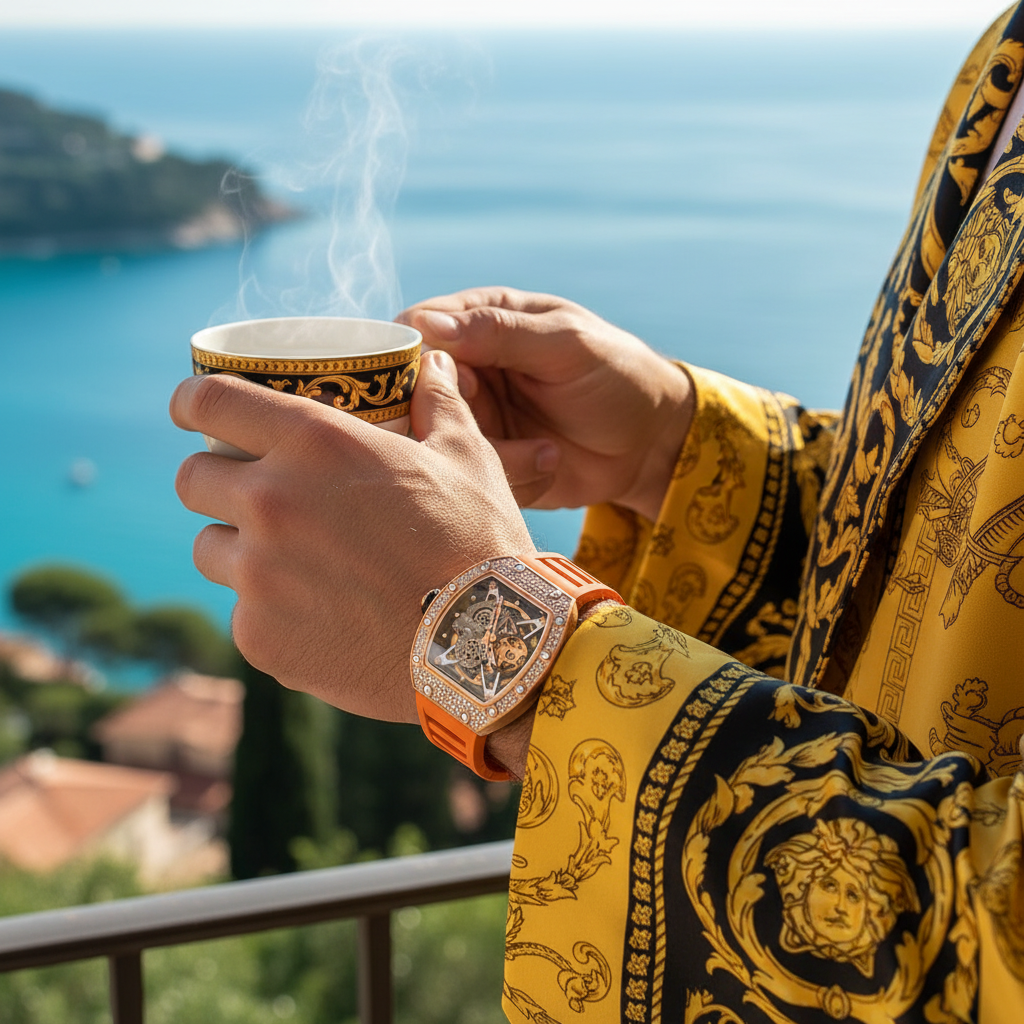 Valentino Crystal Rose Gold Solar Edge