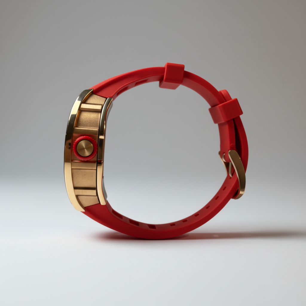 Valentino Crystal Rose Gold Scarlet