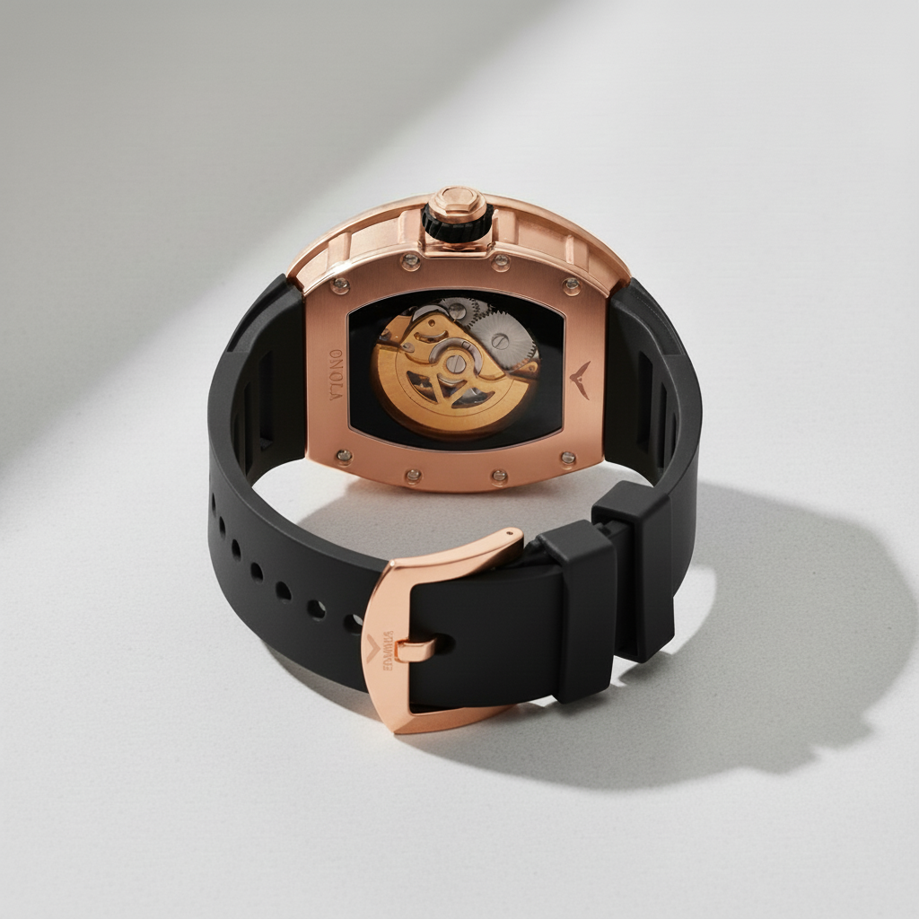 Valentino Crystal Rose Gold Obsidian