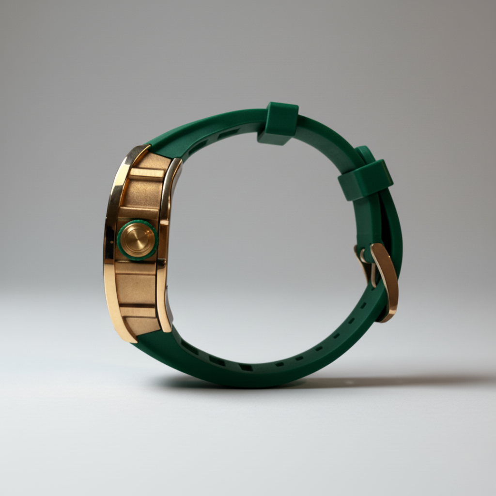 Valentino Crystal Rose Gold Emerald