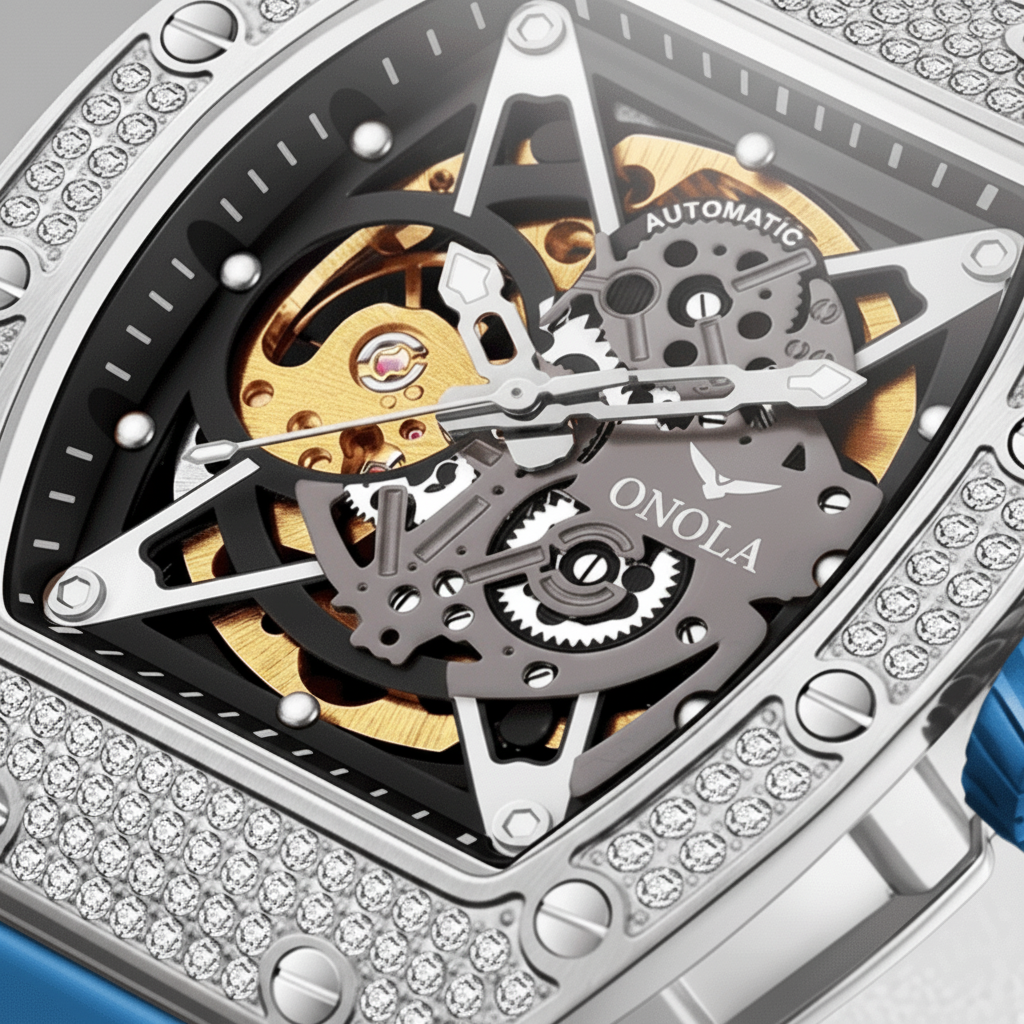 Valentino Crystal Silver Blue Phantom